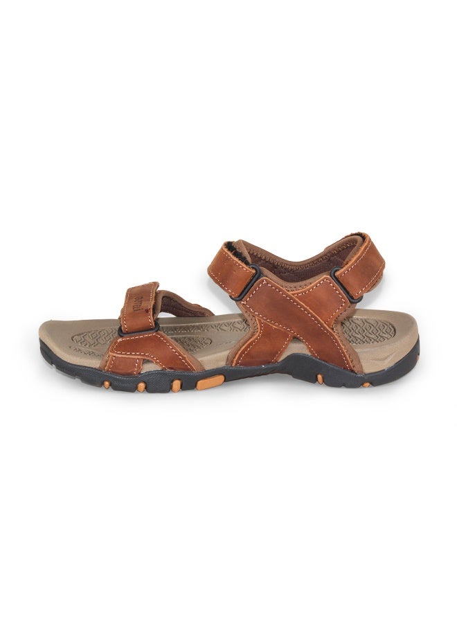 BOTELI Men's Outdoor Sandals, Summer Non-Slip Wear-Resistant Thick Sole Athletic Casual Adjustable Velcro Beach Sandals - Image 4