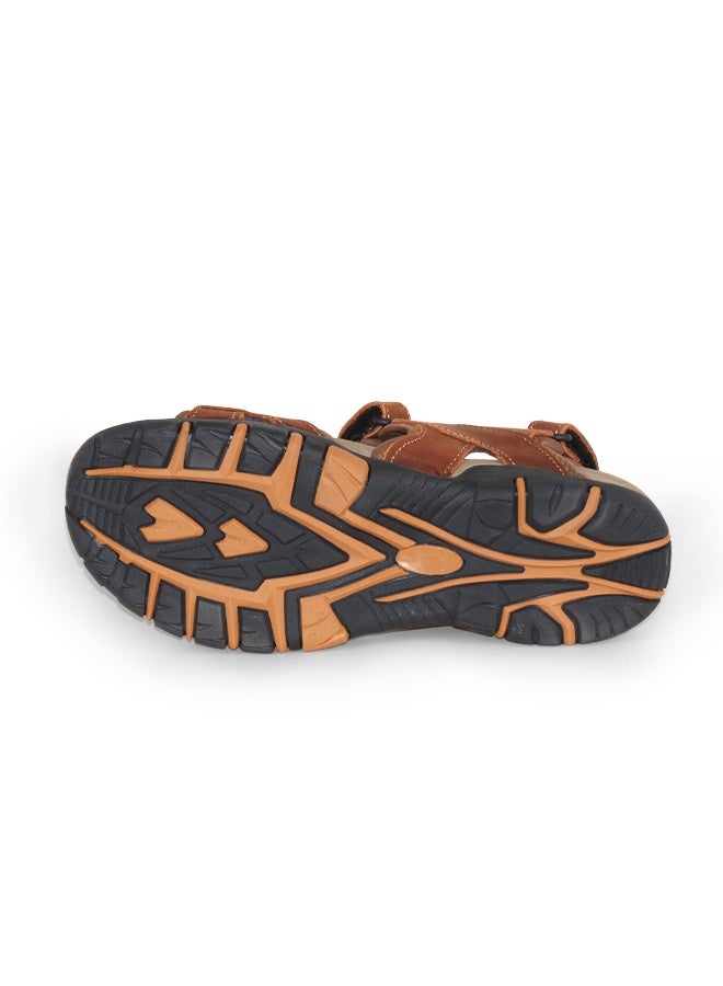 BOTELI Men's Outdoor Sandals, Summer Non-Slip Wear-Resistant Thick Sole Athletic Casual Adjustable Velcro Beach Sandals - Image 5