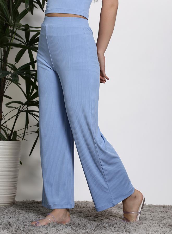 سيرا بنطال بأرجل واسعة وخصر مطاطي - Image 2