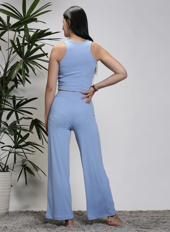 سيرا بنطال بأرجل واسعة وخصر مطاطي - Image 3