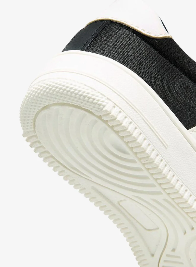 JUNIORS Boys Panelled Hook and Loop Sneakers