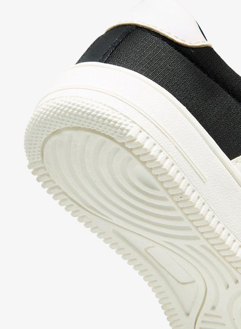 JUNIORS Boys Panelled Hook and Loop Sneakers - Image 5