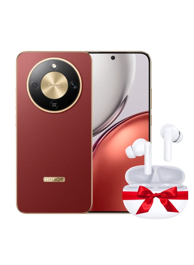 Honor X9d Dual SIM Reddish Brown 12GB RAM 256GB 5G - Middle East Version With Free Choice Earbuds X7i - Image 1