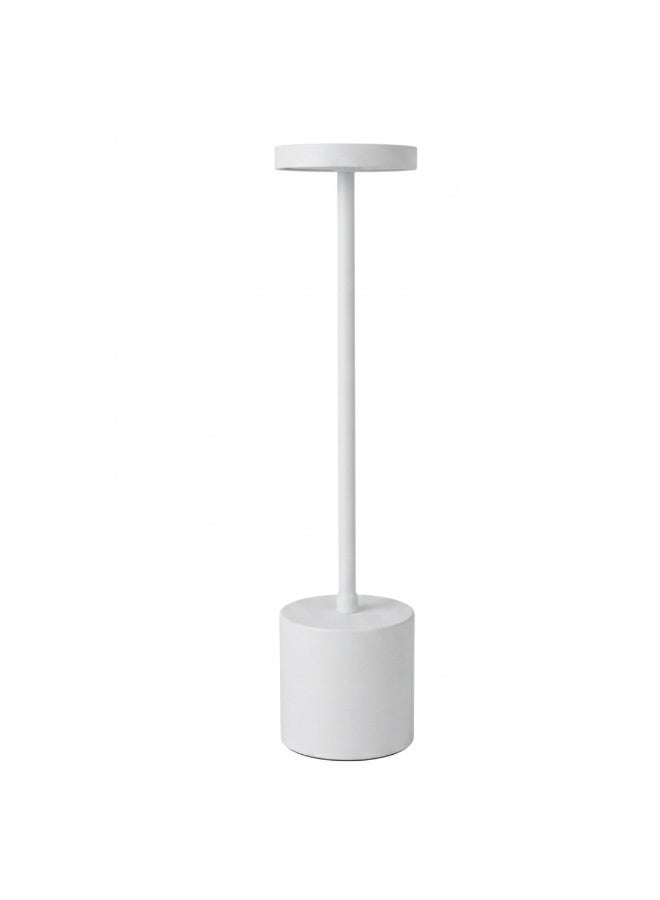 zentora Table Lamp, Rechargeable Battery Operated LED Desk Lamp with Touch Control,3 Color Stepless Dimmable Table Light, Modern Night Light, Nightstand Lamp, Bedside. (white) - Image 2