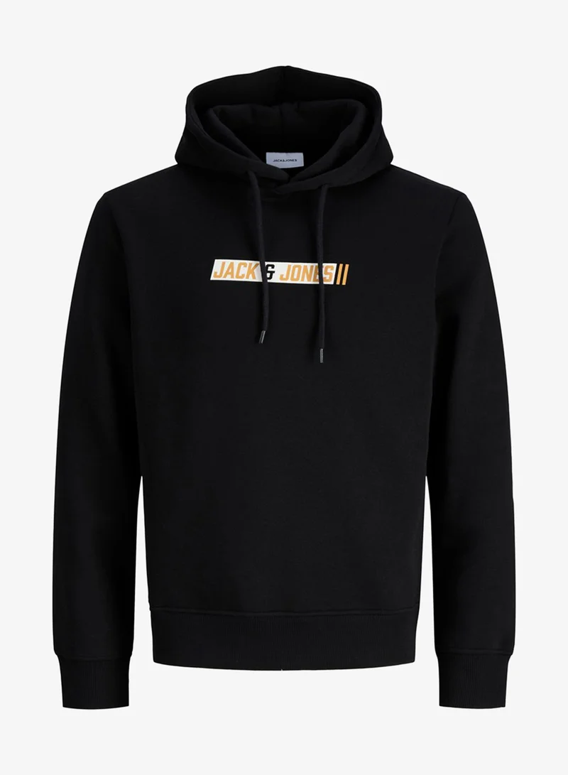 JACK & JONES  Casual Logo Zip Hoodie for Men | Best Price UAE