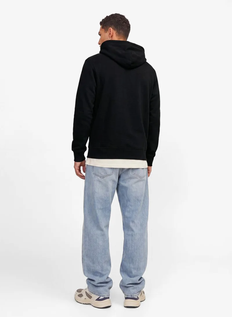 JACK & JONES  Casual Logo Zip Hoodie for Men | Best Price UAE