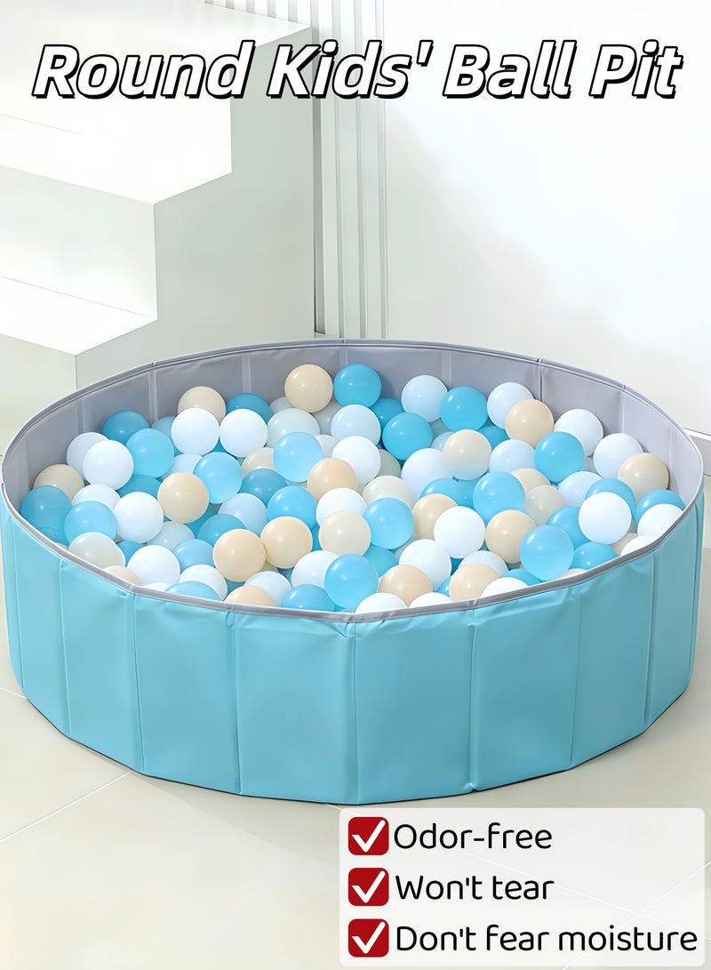 EzzySo Baby Toy Ball Pit,Children's Toy Ball Pit,Round Kids' Ball Pit,Double Oxford Cloth Ball Pit,Indoor and Outdoor Game Kids Play Ball Pool,Folding Portable Ball Pool,Sandbox Pool,Baby Ball Pool,Swimming Pool,Portable Bathtub,Pet Dog Bath Pool,for Outdoor Indoor,for Baby/Toddlers (Balls Not Included) - Image 1