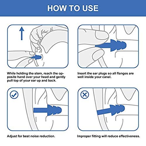 Skylofts Soft Silicone Noise Reduction Ear Plugs for Sleeping, Meditation, Swimming adult and child, Reusable Earmuff for Travel Flights (Pack of 10) - Image 5