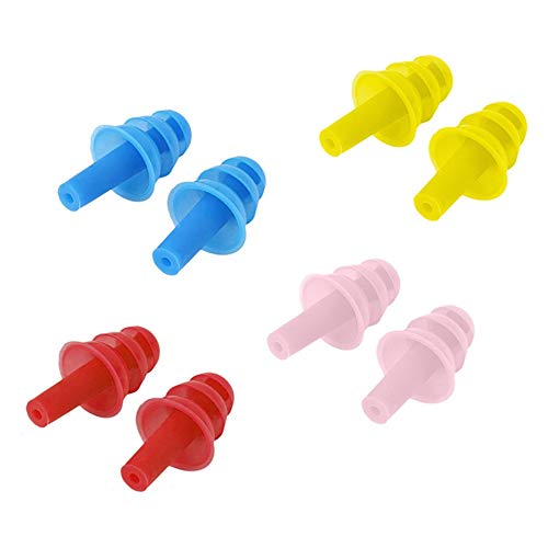 Skylofts Soft Silicone Noise Reduction Ear Plugs for Sleeping, Meditation, Swimming adult and child, Reusable Earmuff for Travel Flights (Pack of 10) - Image 1