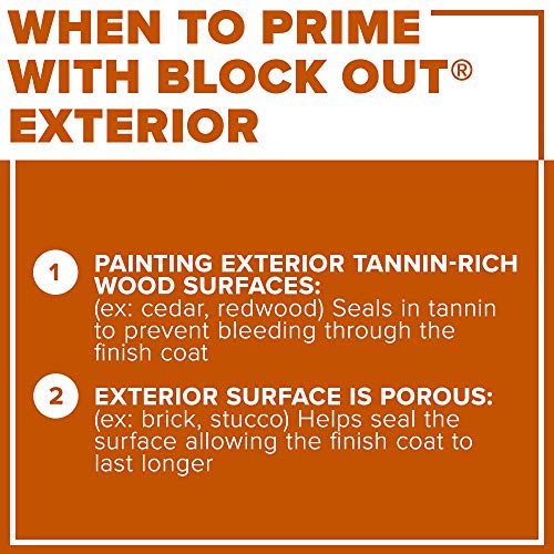 INSL-X Block Out Acrylic Exterior Wood Stain Blocking Primer, White, 1 Gallon - Image 3