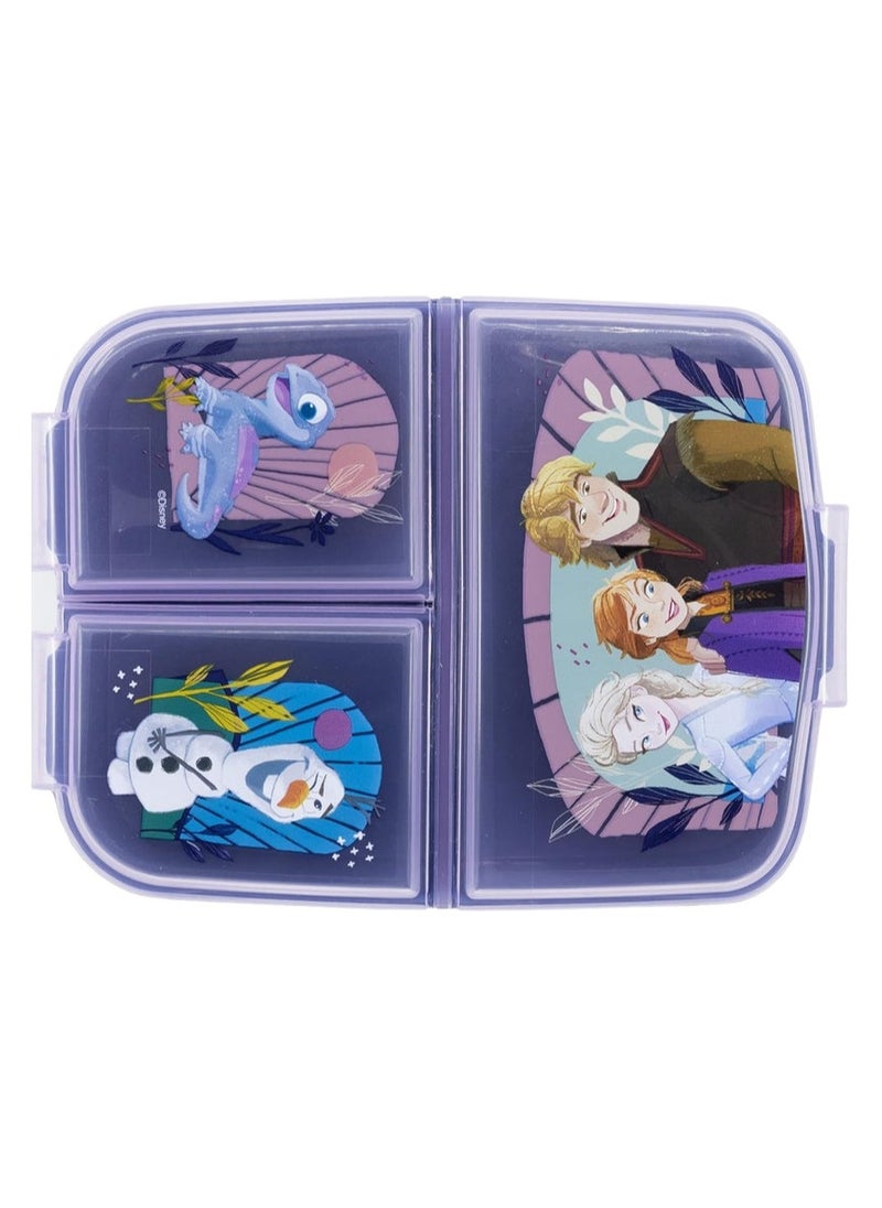 STOR STOR Multi Compartment Snack Box Frozen Trust The Journey 16.3cm X 12.6cm X 6cm  - Image 1