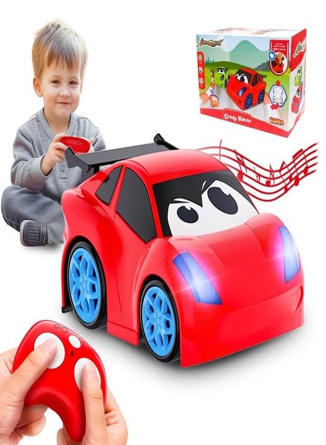 AEROQUEST Remote Control Car, RC Car Toy with Lights and Sounds for Boys, Girls and Toddlers Ages 1-3 2-4 4-7 & 3 Years Old - Image 1