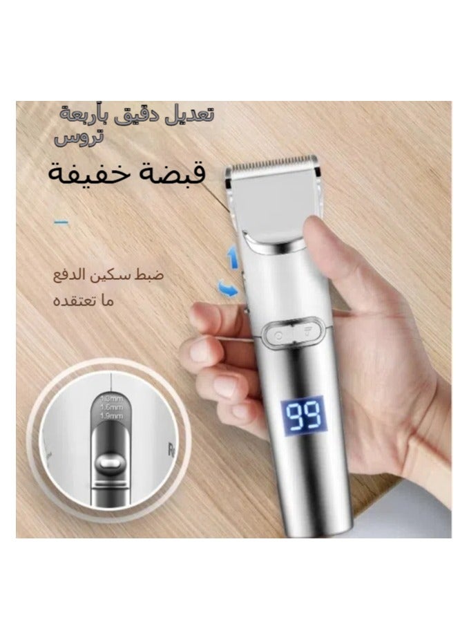 general Rechargeable LCD Hair Clippers, Electric Clippers Adult Shaver Hair Clippers Kids, Professional Hair Clippers Barber Shop Electric Head Shaving - Image 5