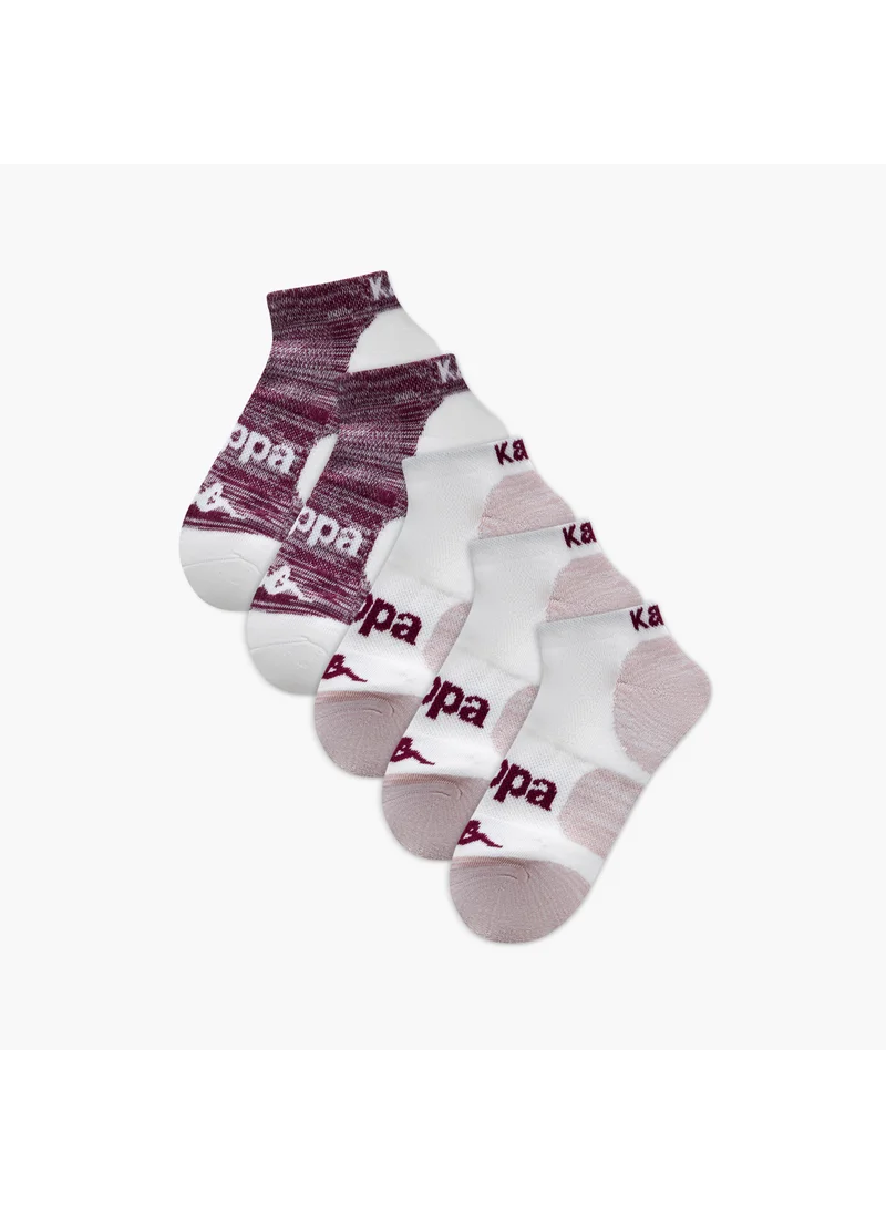 Kappa Set of 5 - Kappa Logo Detail Sports Socks