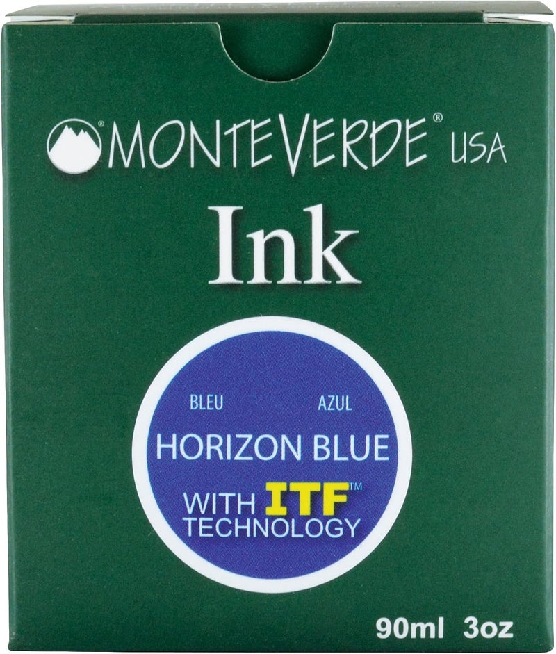 Monteverde USA Ink with ITF Technology, 90 ml Horizon Blue (G308HB) - Image 5