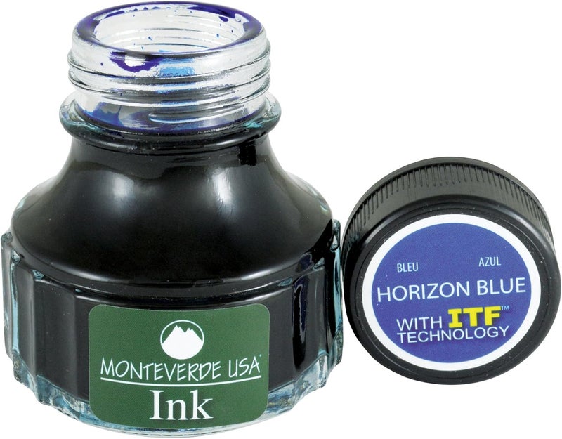 Monteverde USA Ink with ITF Technology, 90 ml Horizon Blue (G308HB) - Image 3