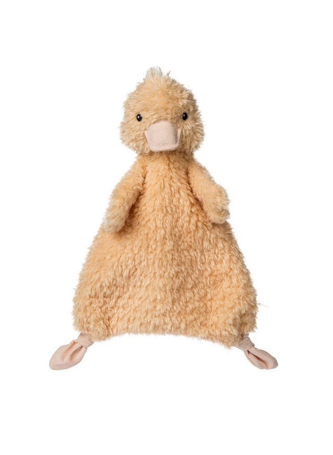 Mary Meyer Lovey for Babies Again Friends Soft Snuggle Toy Made from Recycled Materials, 11-Inches, Duck - Image 1