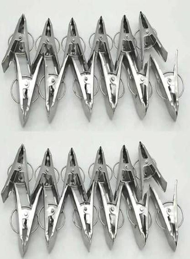 NS INVENTIVENESS - Cloth Drying Pins - Pack of 24 Fully Stainless Steel Cloth Clips - Image 1