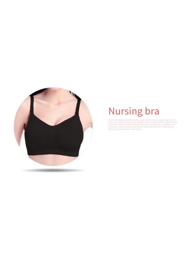 GGOOT Sports Breastfeeding Bra With An Easy-Opening Design Adjustable Cups And Wide Straps Breastfeeding Bra - Image 5