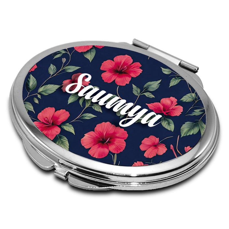 exciting Lives Personalised Compact Mirror - Gift for Raksha Bandhan, Rakhi, Rakshabandhan, Gift for Mother, Mom, Maa, Girlfriend, Wife, Birthday, Anniversary, for Sister, Women - Image 1