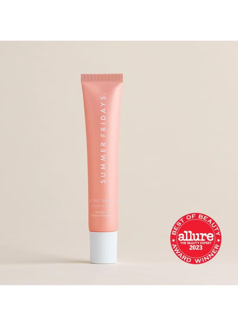SUMMER FRIDAYS Tinted Lip Butter Balm - Conditioning Vegan Lip Balm for Instant Moisture, Shine & Hydration - Softening & Soothing Skincare - Birthday Cake (.5 Oz) - Image 3