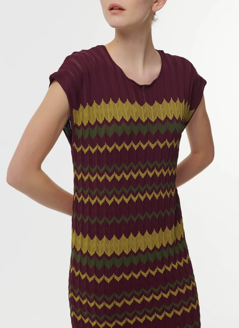 leem Jacquard Knit Kaftan