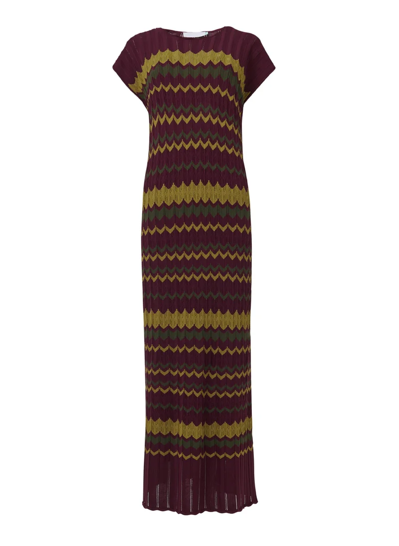 leem Jacquard Knit Kaftan