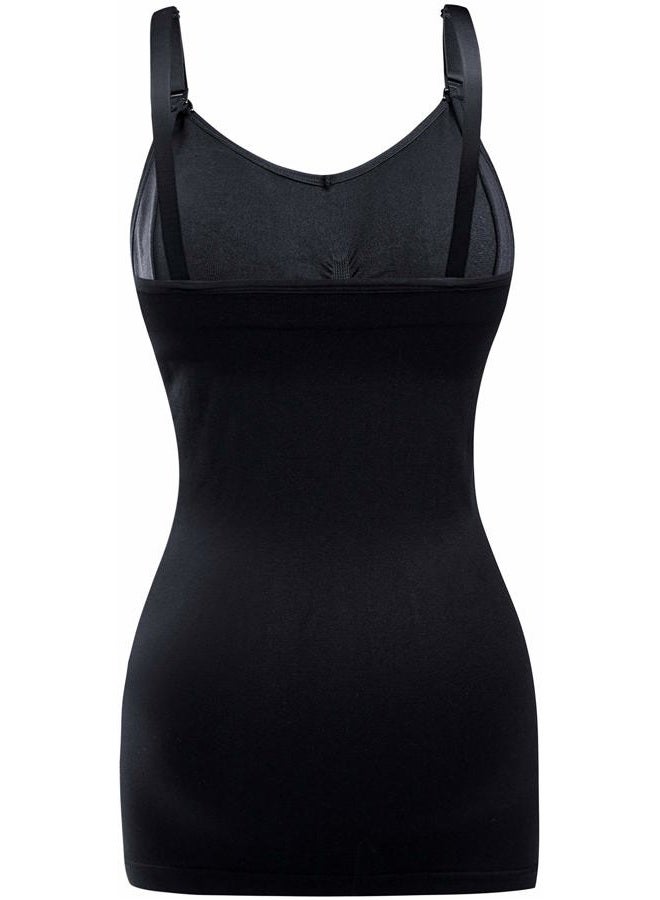 BRLIDO Womens Nursing Tank Tops Built in Bra for Breastfeeding Maternity Camisole Brasieres, Black*3, XL - Image 5