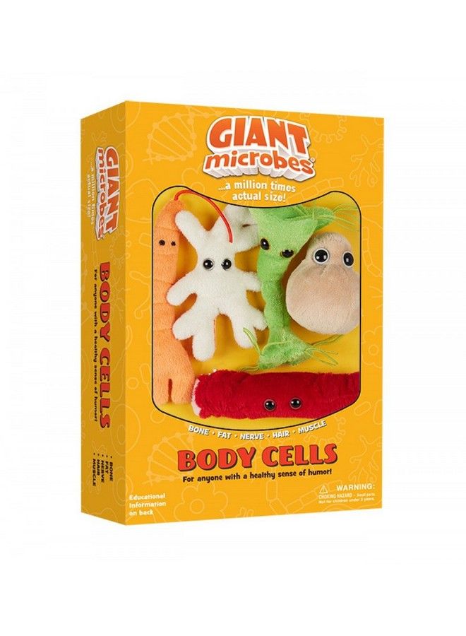 Giant Microbes Body Cells Themed Gift Box Learn About The Cells In Your Body With This 5 Piece Box Set Of 3” Minis. Educational Gift For Students Scientists Teachers And Healthcare Professionals  - Image 1