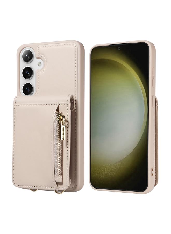 S-TOP Case For Samsung Galaxy S24+ 5G Crossbody Lanyard Zipper Wallet Leather Phone Case - Image 2