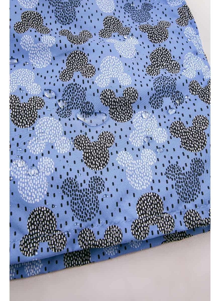 Gold Class Kidswear Water Repellent Patterned Lined Blue Boys Swim Shorts  - Image 4