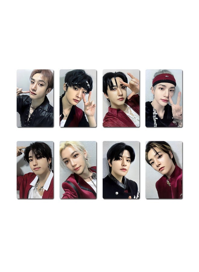 NIBEMINENT 8 Pcs Kpop Stray Kids Rock-Star SW4.0 SKZ Lomo Cards Card For Fans Collection Gifts - Image 1