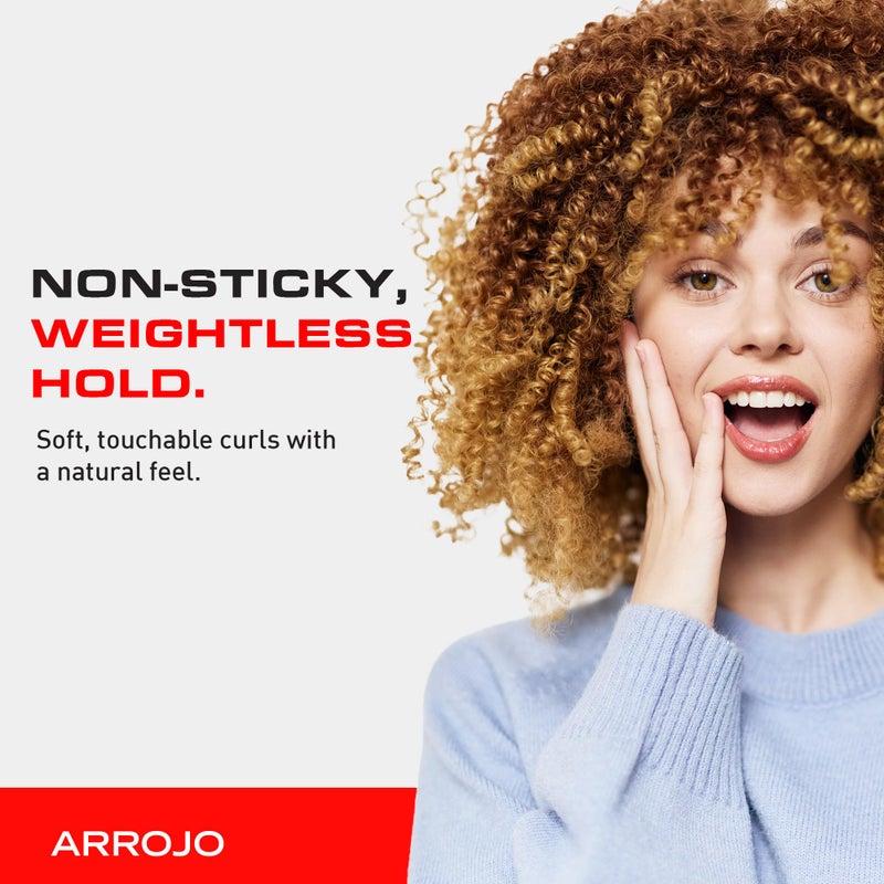 ARROJO Curl Enhancer â€“ Curly Hair Gel for Soft, Fine Curls - Curl Gel w/ Amino Acids, Oat Proteins â€“ Curl Enhancing Hair Products to Add Shapely Spring â€“ Wavy & Curly Hair Products (5.1 oz) - Image 5
