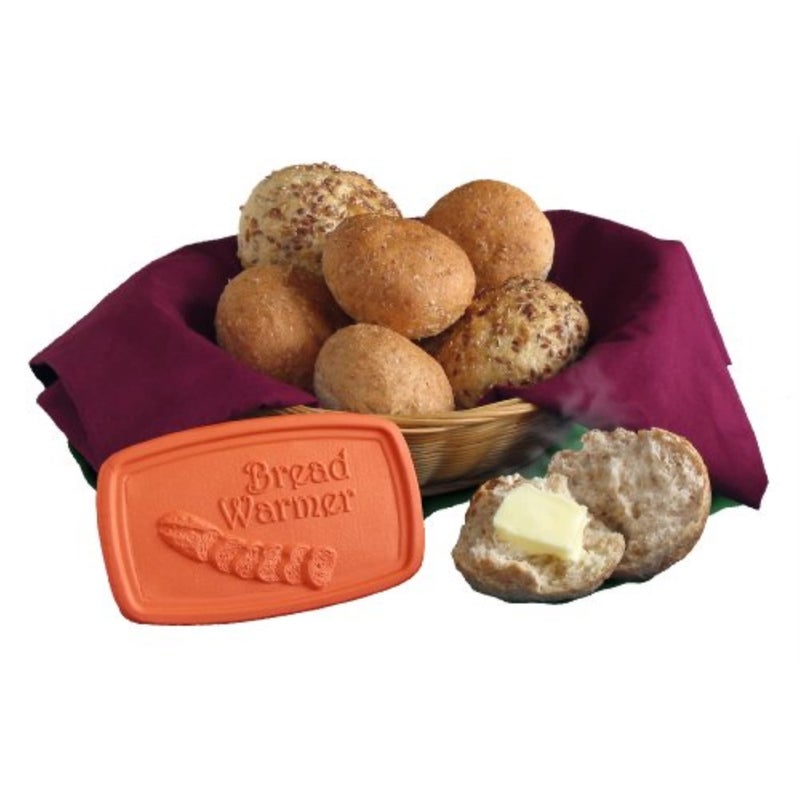 JBK Pottery Terra Cotta 5 x 3 Inch Bread Warmer Tile - Image 1