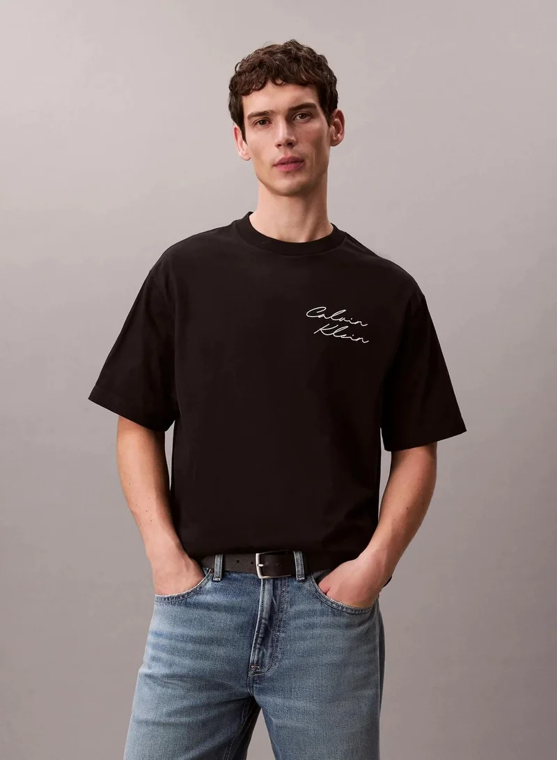 Relaxed Script Logo T-Shirt