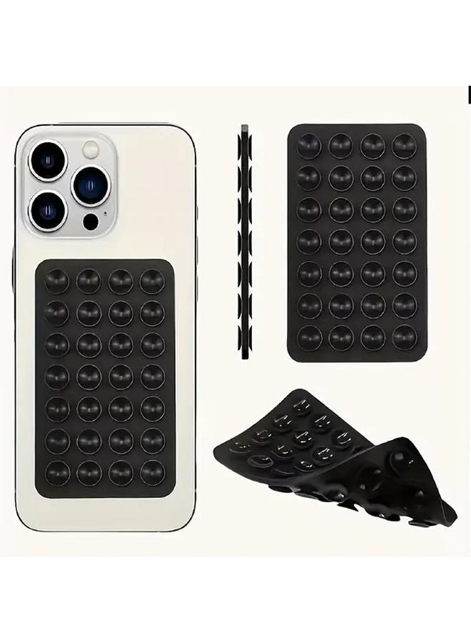 مقبض هاتف من السيليكون الأبيض لحمل الهاتف والتصوير الذاتي بدون استخدام اليدين - Image 2