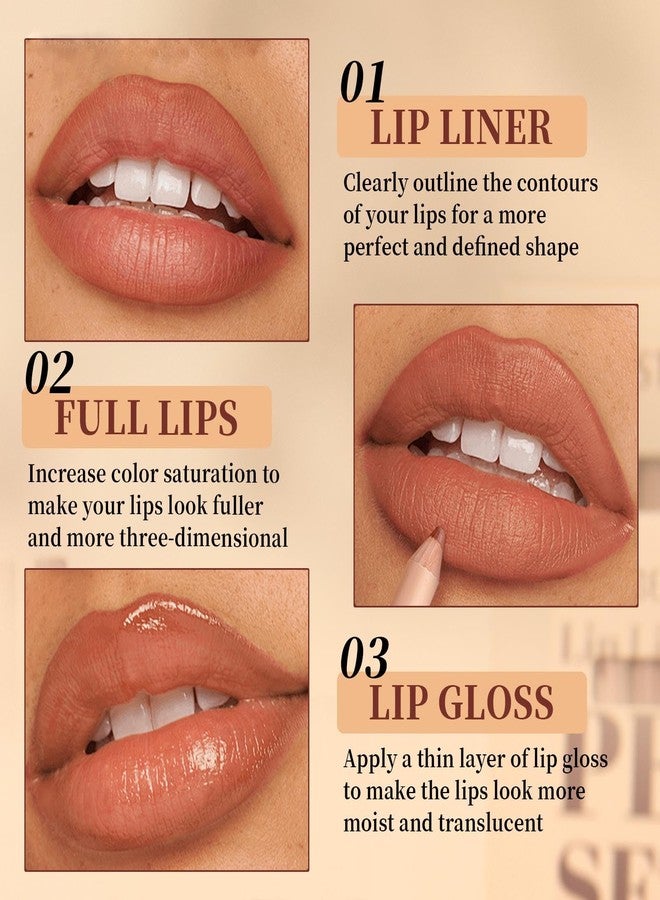KTouler 12 Colors Cream Lip Liner Pencil Set,Rich Waterproof Matte Long Lasting Color Lip Liner Pack,Longwear Smooth Application,Vegan & Cruelty-Free For Shaping & Sculpting Lips - Image 3
