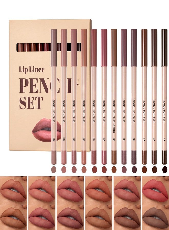 KTouler 12 Colors Cream Lip Liner Pencil Set,Rich Waterproof Matte Long Lasting Color Lip Liner Pack,Longwear Smooth Application,Vegan & Cruelty-Free For Shaping & Sculpting Lips - Image 1