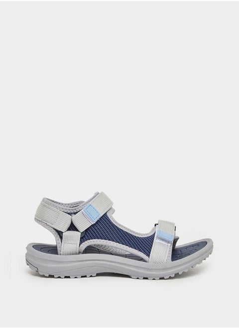 Comfort Sandals with Hook and Loop Closure