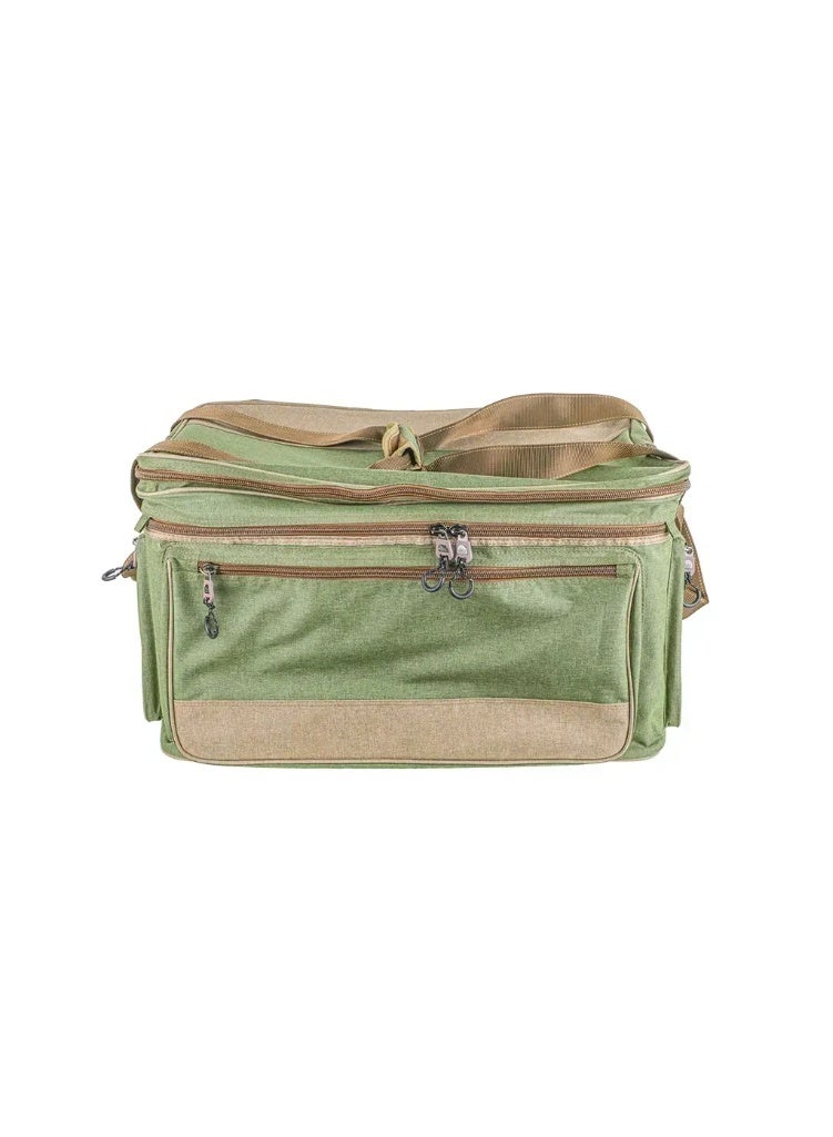Alghafa Liwa Camping Storage Bag Large Size – Wooden Green Outdoor Organizer Bag with PVC Inner Lining – Portable Travel & Camping Bag - Image 4