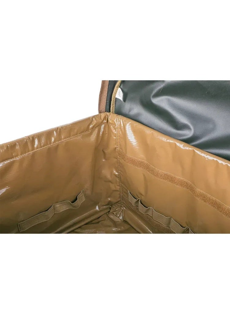 Alghafa Liwa Camping Storage Bag Large Size – Wooden Green Outdoor Organizer Bag with PVC Inner Lining – Portable Travel & Camping Bag - Image 2