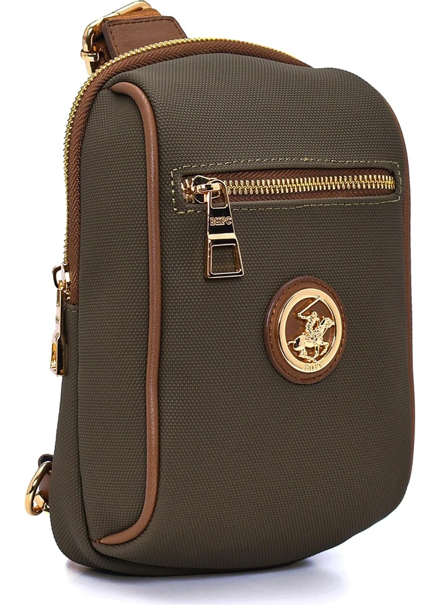BEVERLY HILLS POLO CLUB 05BHPC8016-HK Khaki Women's Crossbody Bag