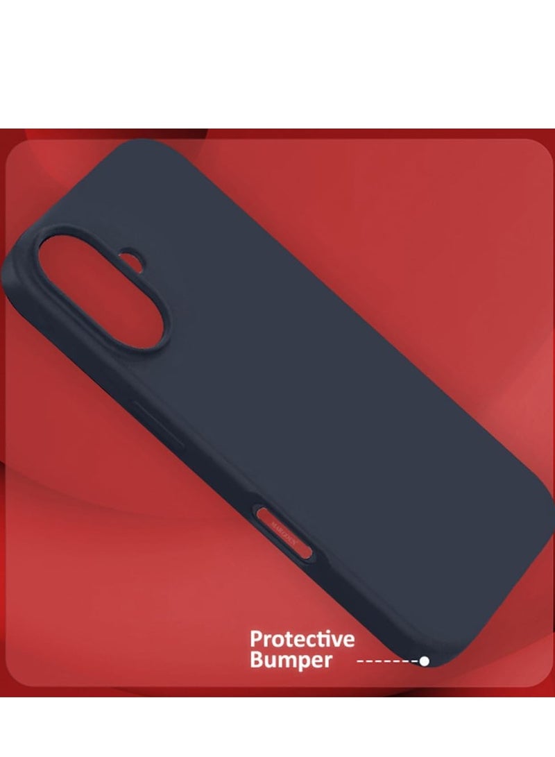 Liquid Silicone iPhone 16 Plus Case - Ultra Slim, Drop Protection, Soft Anti-Scratch Microfiber Lining (Model I) - Image 3