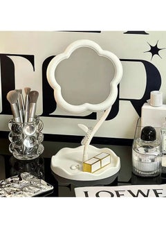 ShebSheb Flower-Shaped Makeup Mirror,Lovely Desk Vanity Mirror  Size ：16x16 cm  - Image 4