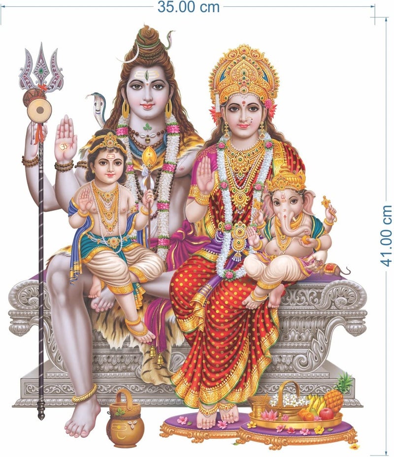Rangoli Vinyl Wall Sticker Multicolour Vinyl Medium Size 40Cm Or 50 Cm Pack of 1 Sticker, Religion, Self-Adhesive - Image 5