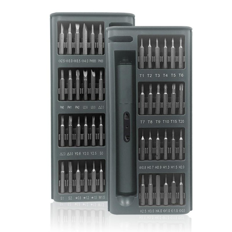 Electric Screwdriver, 49-In-1 Cordless Precision Screwdriver Set with 48 Magnetic Bits Rechargeable Mini Screwdriver Set for Phone Laptop Camera Watch - Image 1