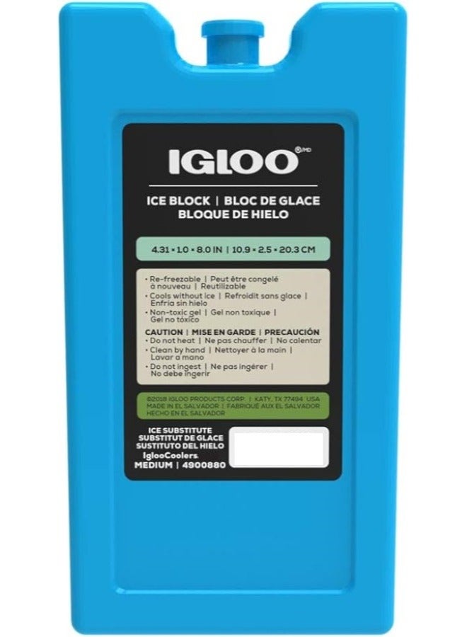 Igloo Max Cold Small Ice Freeze Block Blue - Image 1