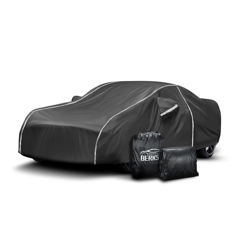 Waterproof Car Cover Compatible for 19942024 Ford Mustang GTShelbyCobraBullittEcoboostLXDeluxePremium All Weather 6 Layers Full Car Cover with Storage Bag