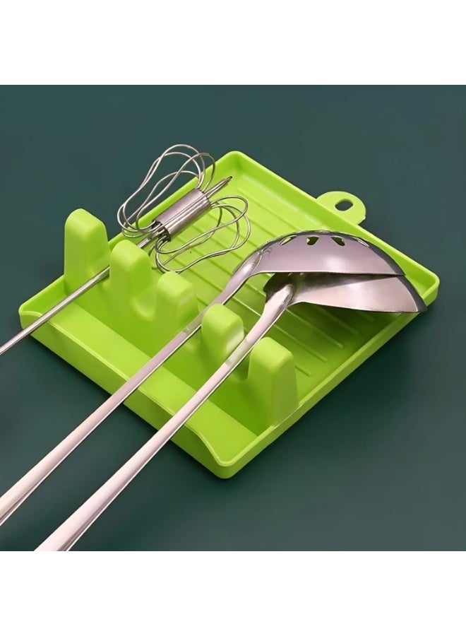 Plastic Kitchen Spoon & Utensil Organizer – Compact Countertop Storage Holder for Spoons, Forks, and Cutlery – Durable & Easy to Clean – Yellow  - Image 5