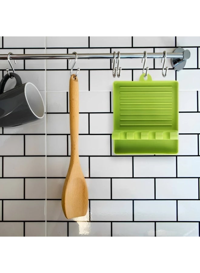 Plastic Kitchen Spoon & Utensil Organizer – Compact Countertop Storage Holder for Spoons, Forks, and Cutlery – Durable & Easy to Clean – Yellow  - Image 4